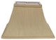 14" Pale Brown Rectangle Bell No Slub Lampshade