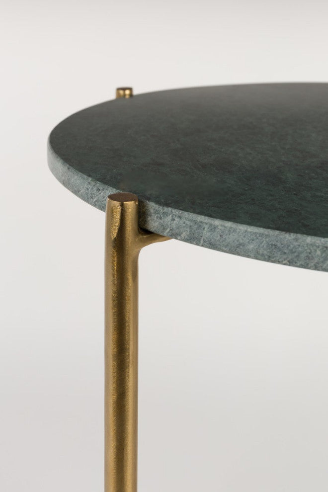 Green Marble Side Table | DF Timpa