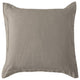 Luna Washed Linen Tailored Euro Sham, 27"x27", Taupe, 1 Piece