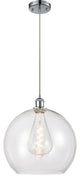 Innovations 516-1P-PC-G122-14-LED 1-Light Pendant, Polished Chrome