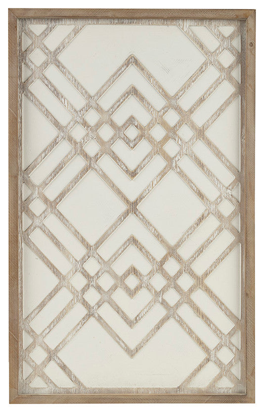 Madison Park Exton Two-tone Overlapping Geometric Wood Panel Wall Decor