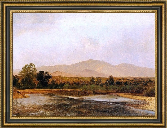 John Frederick Kensett on the St. Vrain Colorado Territory Canvas Print, 16"x24"