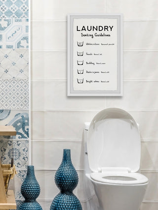 "Sorting Laundry" Framed Painting Print, 12x18