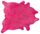 Geneva Cowhide Rug, 5'x7', Fuschia