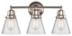 Innovations 623-3W-SN-G64 3-Light Bath Vanity Light, Brushed Satin Nickel