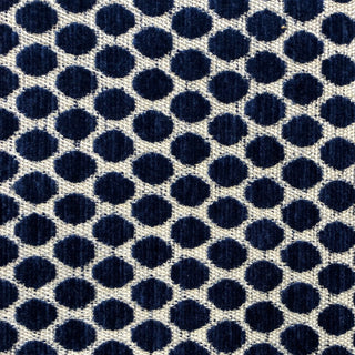 Blackwell Blue and Beige Luxury Throw Pillow, 22"x22"