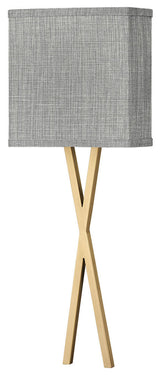 Hinkley Axis Large Single Light Sconce, Heritage Brass