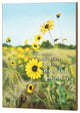 Wall Plaque, Everyday Miracles Sunflowers