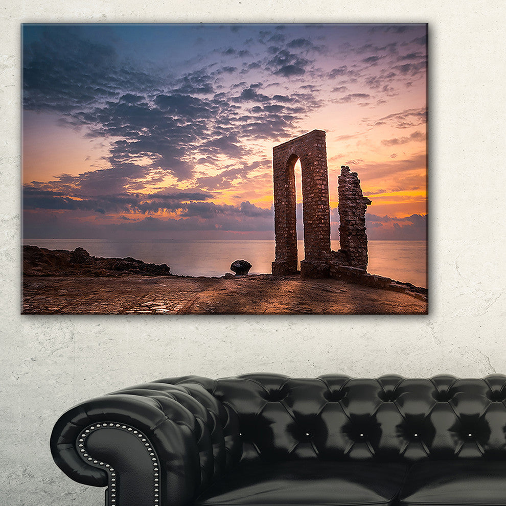 "Historic African Ruins at Sunset" Wall Art Canvas Print40"x30"