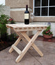 Adirondack Folding Table, Natural, Square