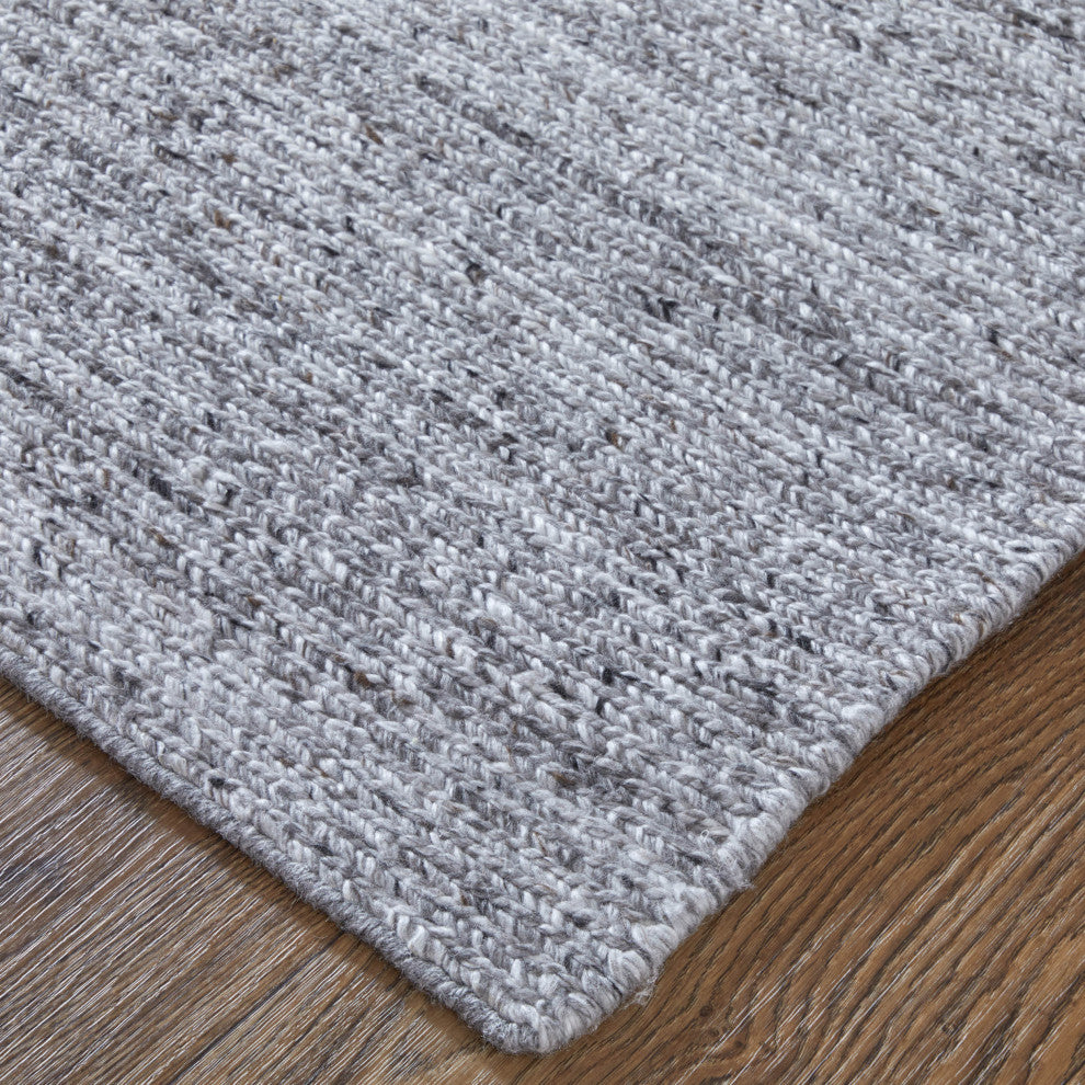 Finley T6046 Modern/Casual Area Rug, Gray/Ivory, 5'x8'