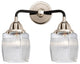 Innovations 288-2W-BPN-G302 2-Light Bath Vanity Light, Black Polished Nickel