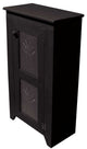 Punched Tin Cabinet, Black