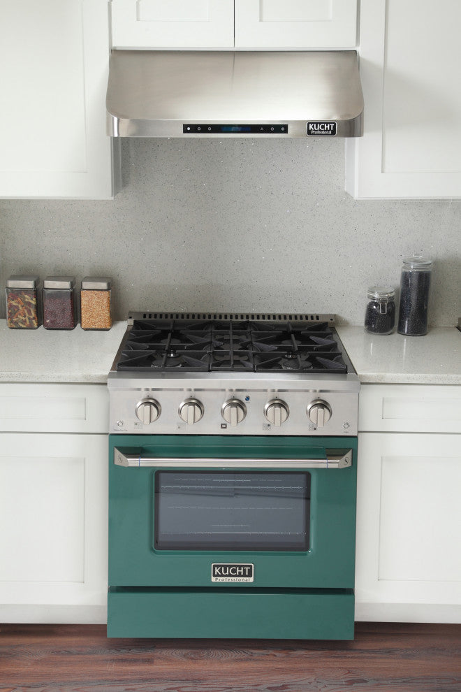 KUCHT Pro-Style 30" 4.2 cu. ft. Range, Green, Natural Gas
