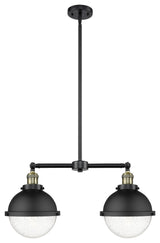 INNOVATIONS 209-BAB-HFS-84-BK 2-Light Island Light Matte Black