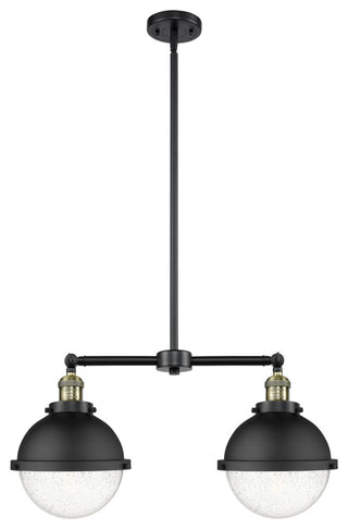 INNOVATIONS 209-BAB-HFS-84-BK 2-Light Island Light Matte Black