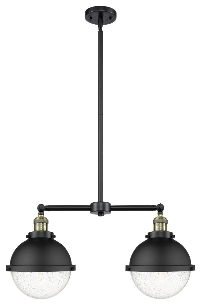 INNOVATIONS 209-BAB-HFS-84-BK 2-Light Island Light Matte Black