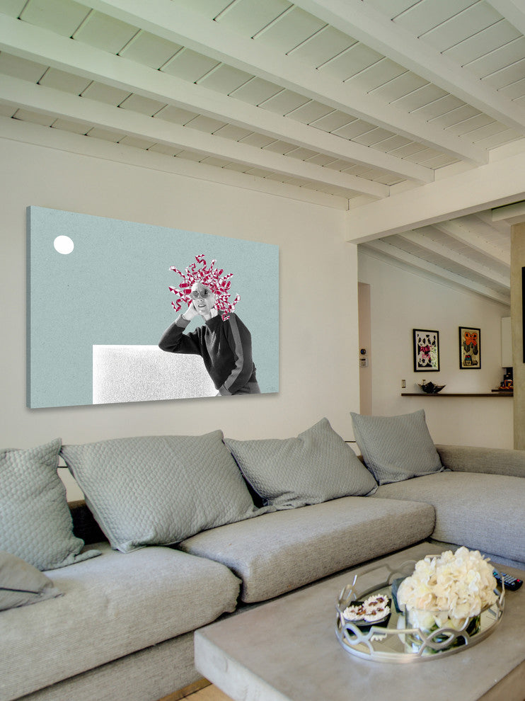 Marmont Hill, "Medusa I" by Bengoa Vazquez Painting on Wrapped Canvas, 18x12