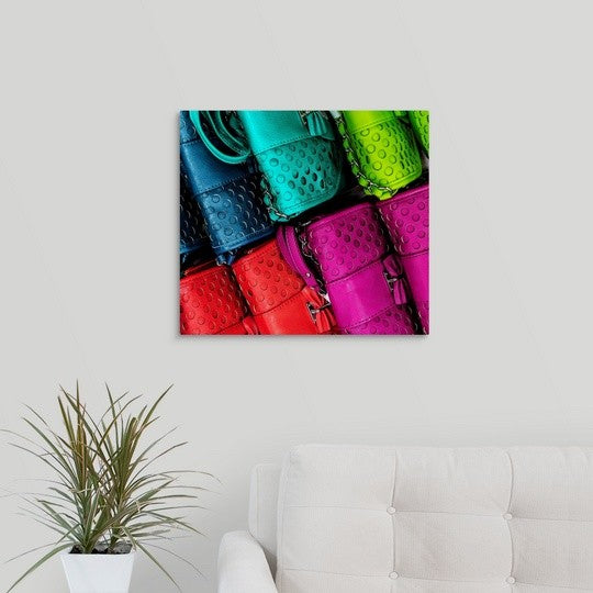 "Electric Pocketbooks" Wrapped Canvas Art Print, 20"x18"x1.5"