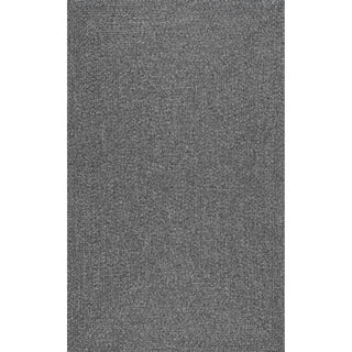 Nuloom Braided Lefebvre Indoor/Outdoor Area Rug, Charcoal 10'x14'