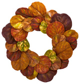 29" Fiddle Leaf Artificial Wreath