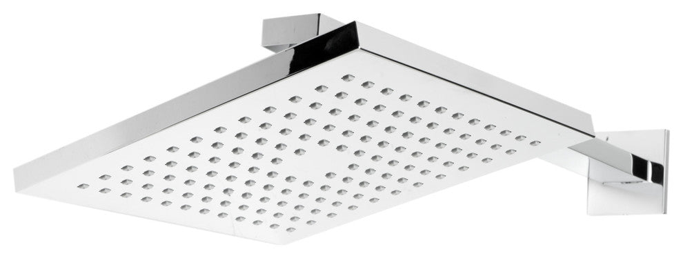 ALFI Brand AB2830-PC Polished Chrome 2 Way Thermostatic Square Shower Set
