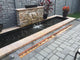122" 3-Piece Trough Burner In Marine Grade 316 Stainless Steel