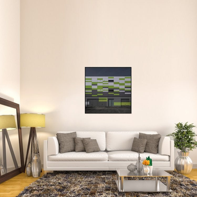 "Geometry" Framed Canvas Giclee by Luc Vangindertael (laGrange), 41x41"