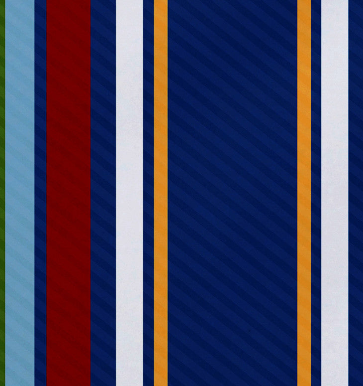 Multi-Stripe, Stripe Print Placemat, Set of 4, Blue