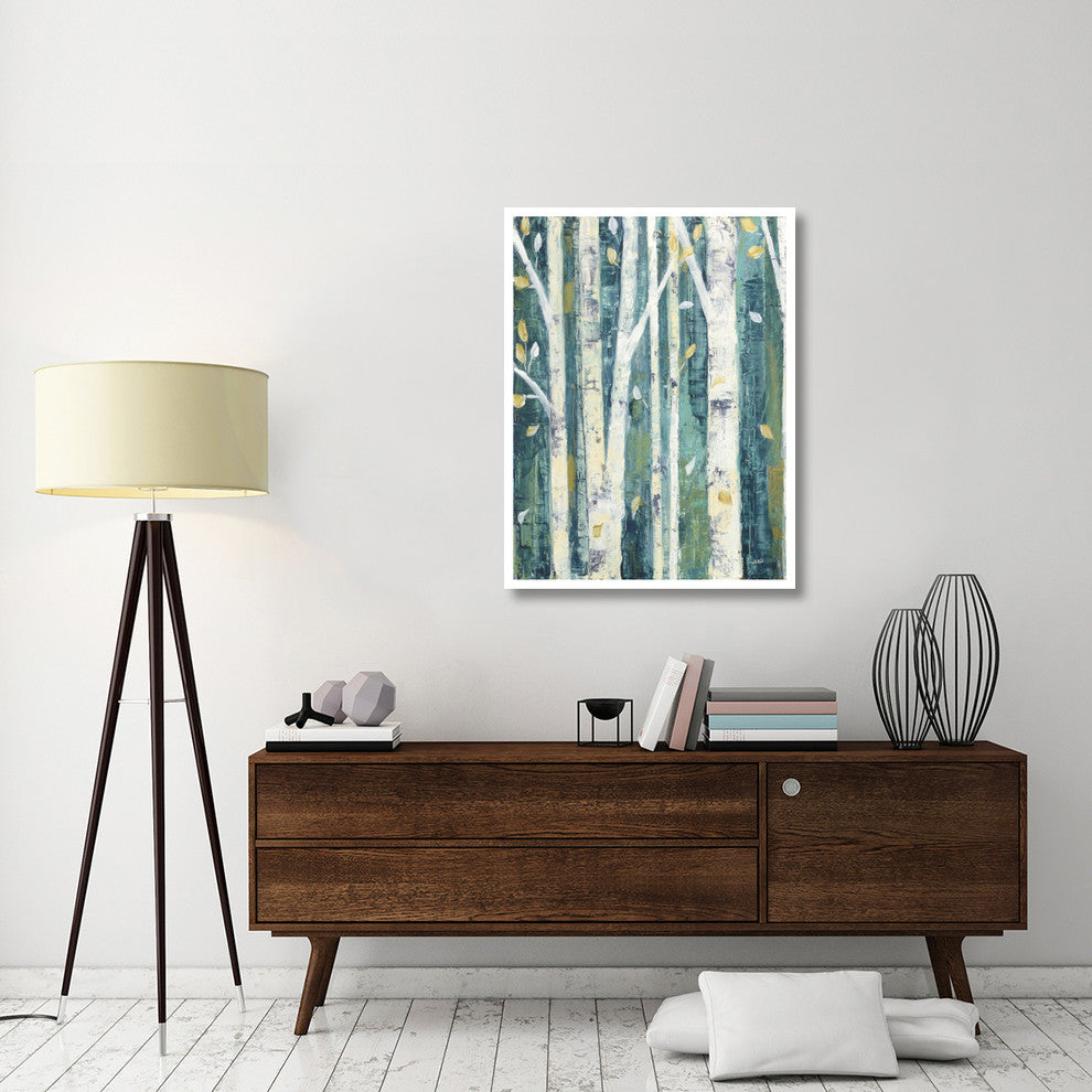 "Birches in Spring II" Digital Paper Print by Julia Purinton, 32"x42"
