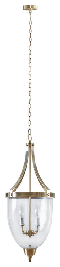 Martha Stewart Camden 4-Light Glass Bowl Shaped Chandelier