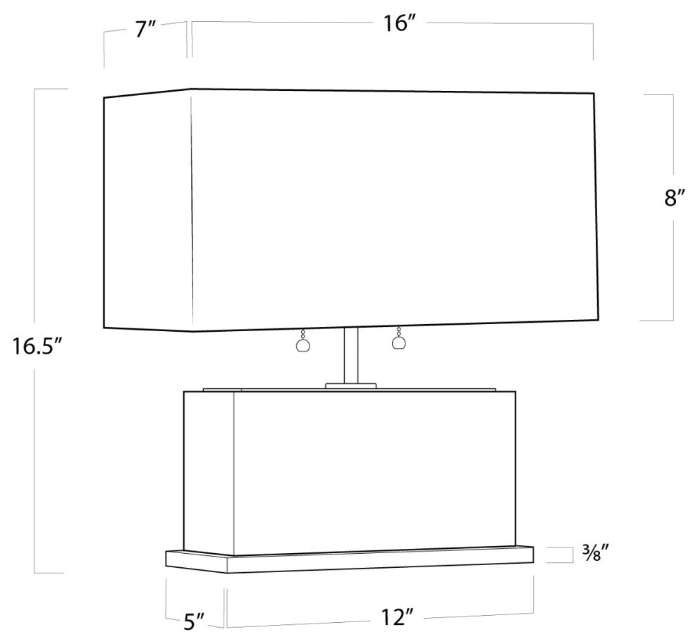 Ali Alabaster Table Lamp