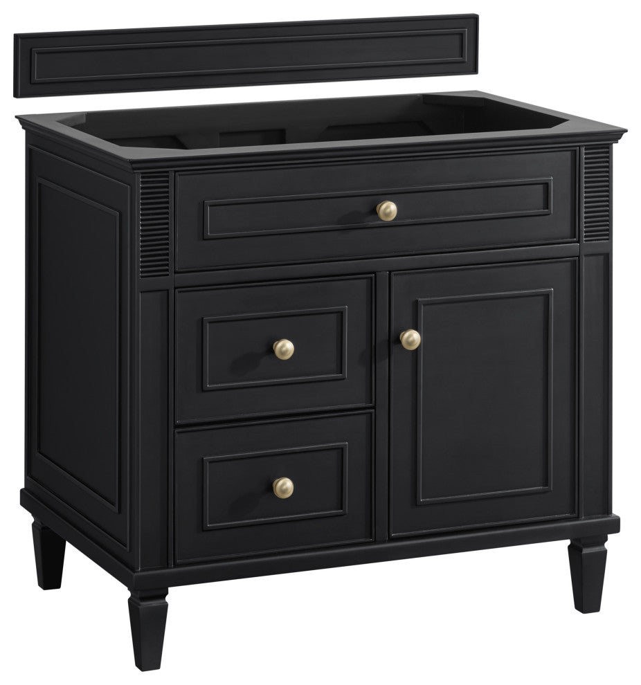 Lorelai 36" Single Vanity, Black Onyx