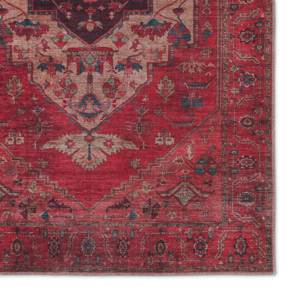 Vibe by Jaipur Living Monroe Medallion Red/ Brown Area Rug 7'10"X10'