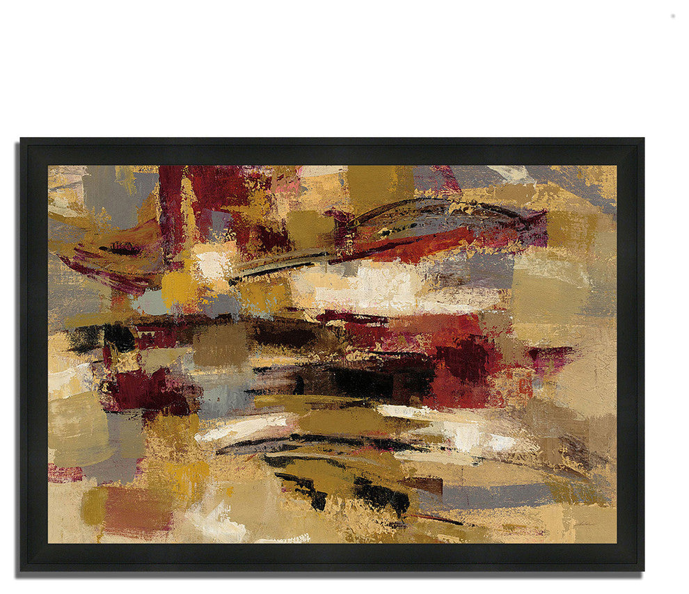 "Ruins" By Silvia Vassileva, Framed Painting Print, Ready To Hang