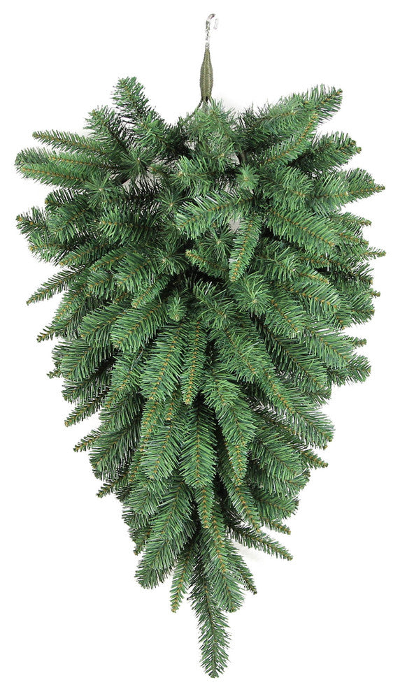 36" Christmas Pine Teardrop Swag 147 Tips