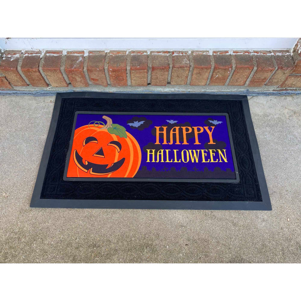 Doormat Insert, Happy Halloween