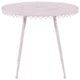 Erica Pink Wrought Iron Outdoor Cafe Table