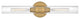 Lark Shea 24" Two-Light Bath Vanity Fixture, Lacquered Brass