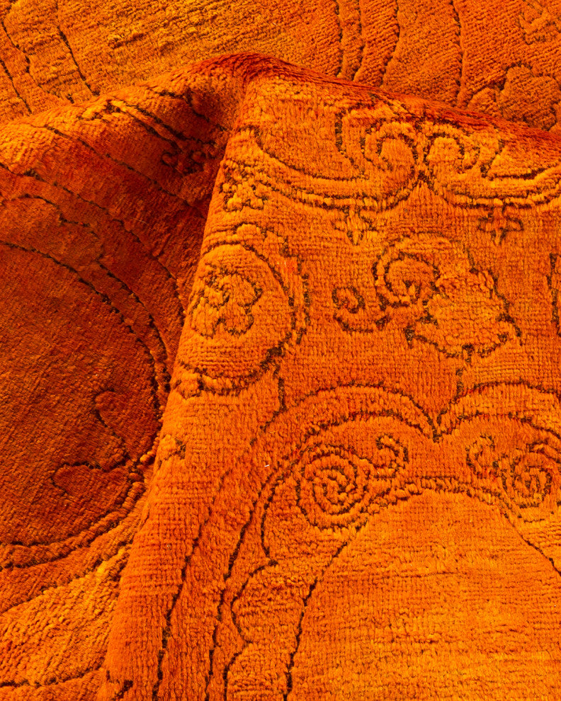 Vibrance, One-of-a-Kind Handmade Area Rug Orange, 19'7"x11'10"