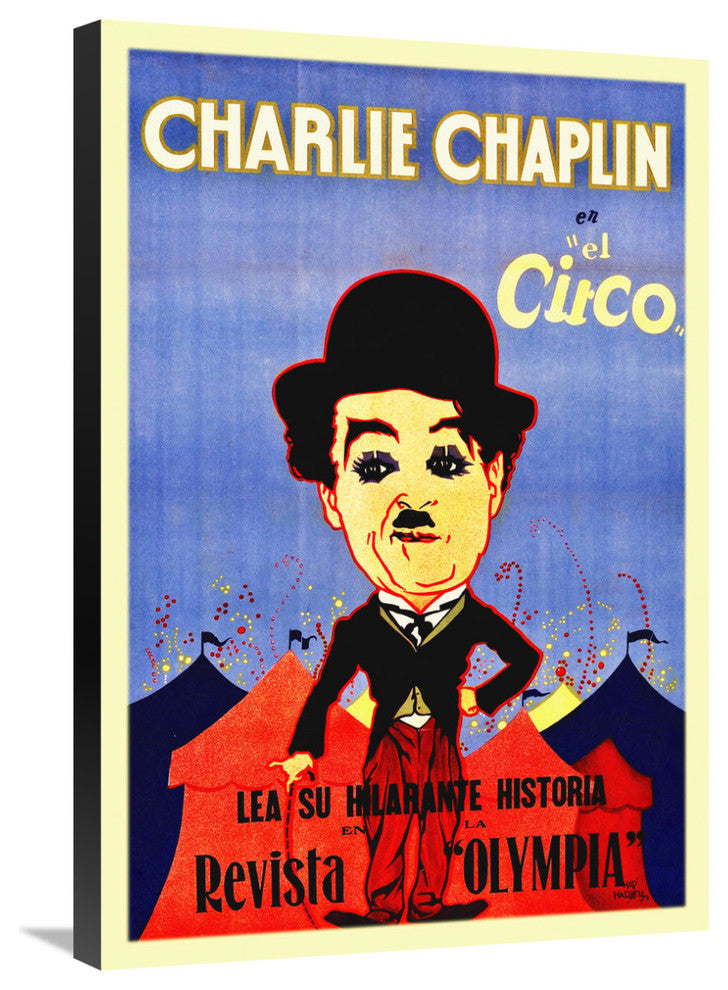 Charlie Chaplin, Spanish, Circus, 1928, 20x30