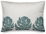 Three Leaf Monstera 14x20 Spun Poly Pillow