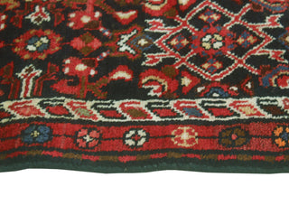 Fine Vintage Distressed Javier Red/Charcoal Runner, 2'9 x 7'9
