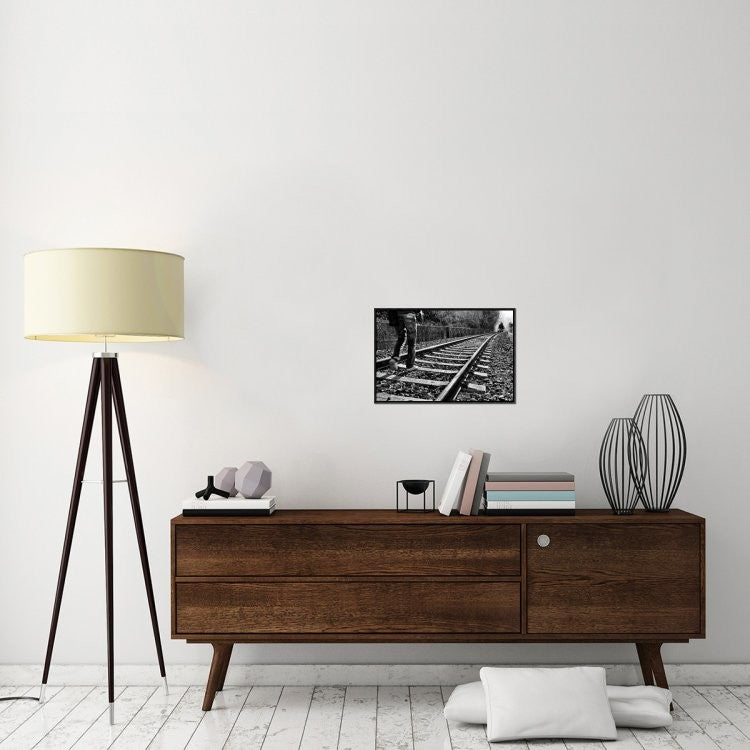 "Life Is Short" Framed Canvas Giclee by Andrea Auf Dem, 23x16"
