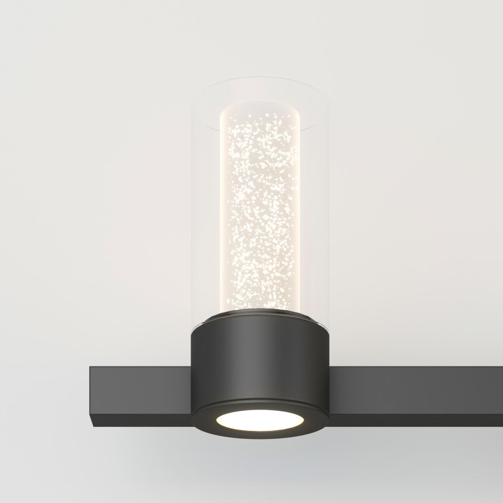 Artika Novello 3-Light Bathroom Vanity Wall Light, Black