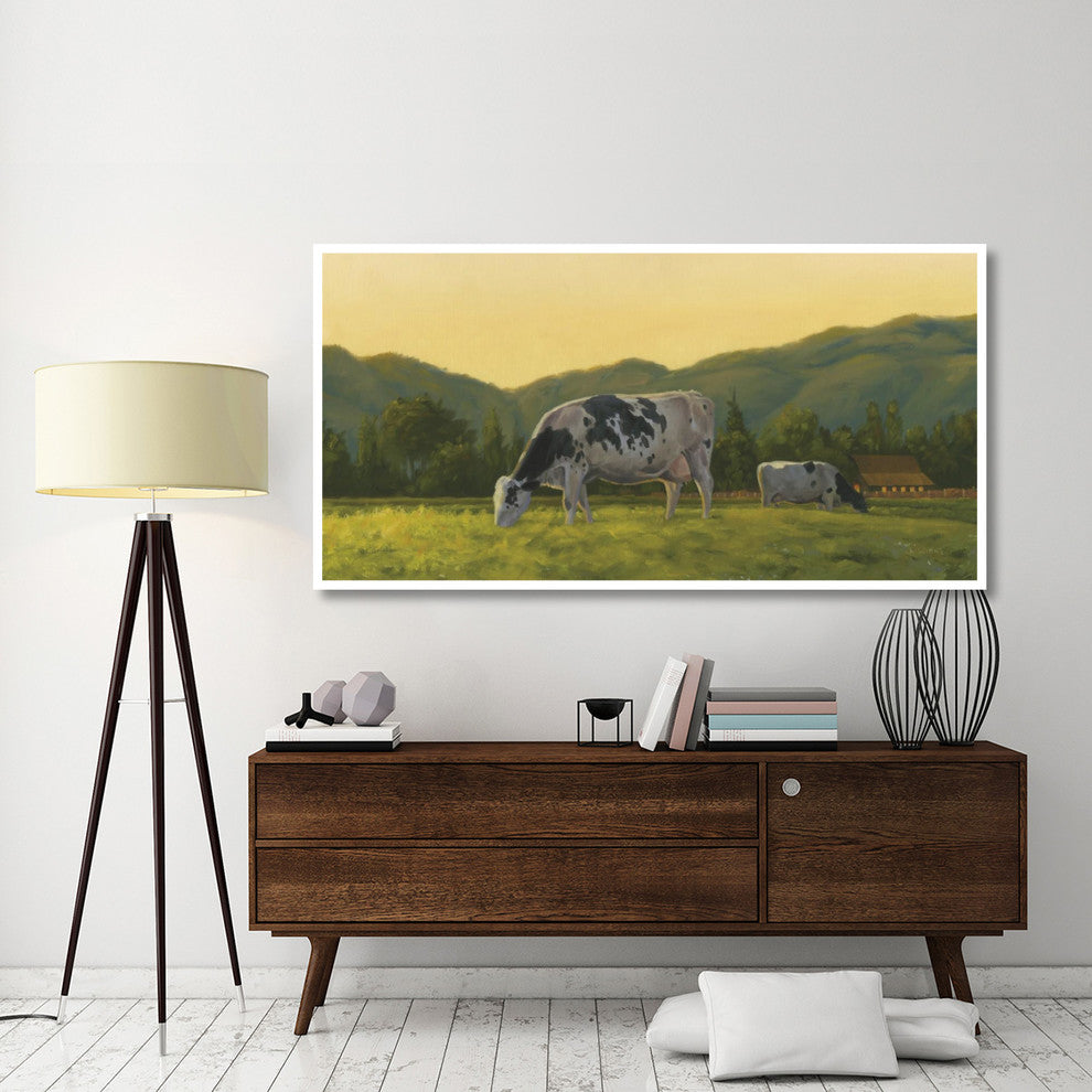 "Farm Life III" Digital Paper Print by James Wiens, 74"x38"