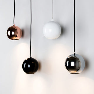 Innermost Modern Boule Pendant Light, Chrome Globe