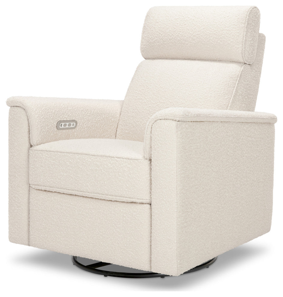 Willa Plus Power Glider Recliner w/ Power Headrest, Performance Ivory Boucle