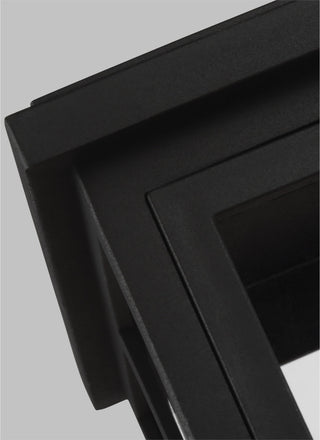 Warren Large Lantern, Textured Black