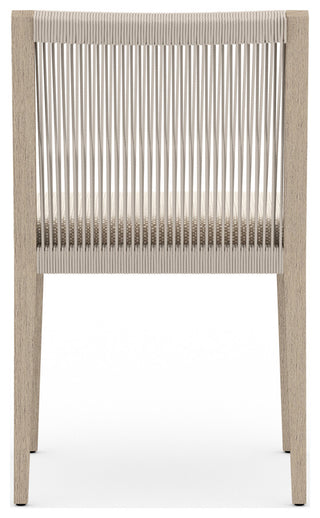 Sherwood Outdoor Dining Chair-Brown/Sand
